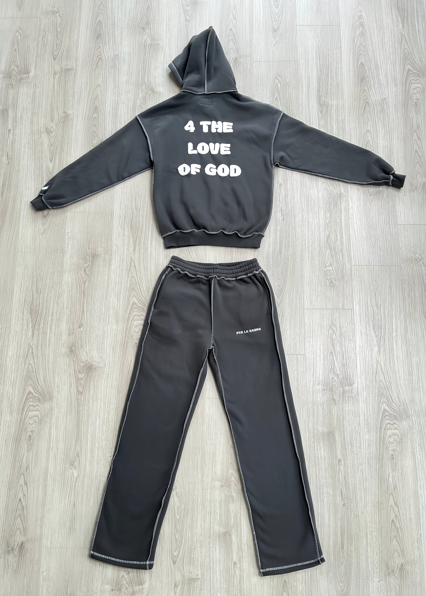 4 THE LOVE OF GOD -  CHARCOAL GREY